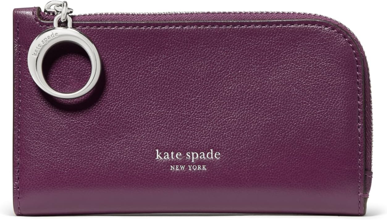 kate spade new york Halo Fine Grain Leather Small Slim Bifold Wallet