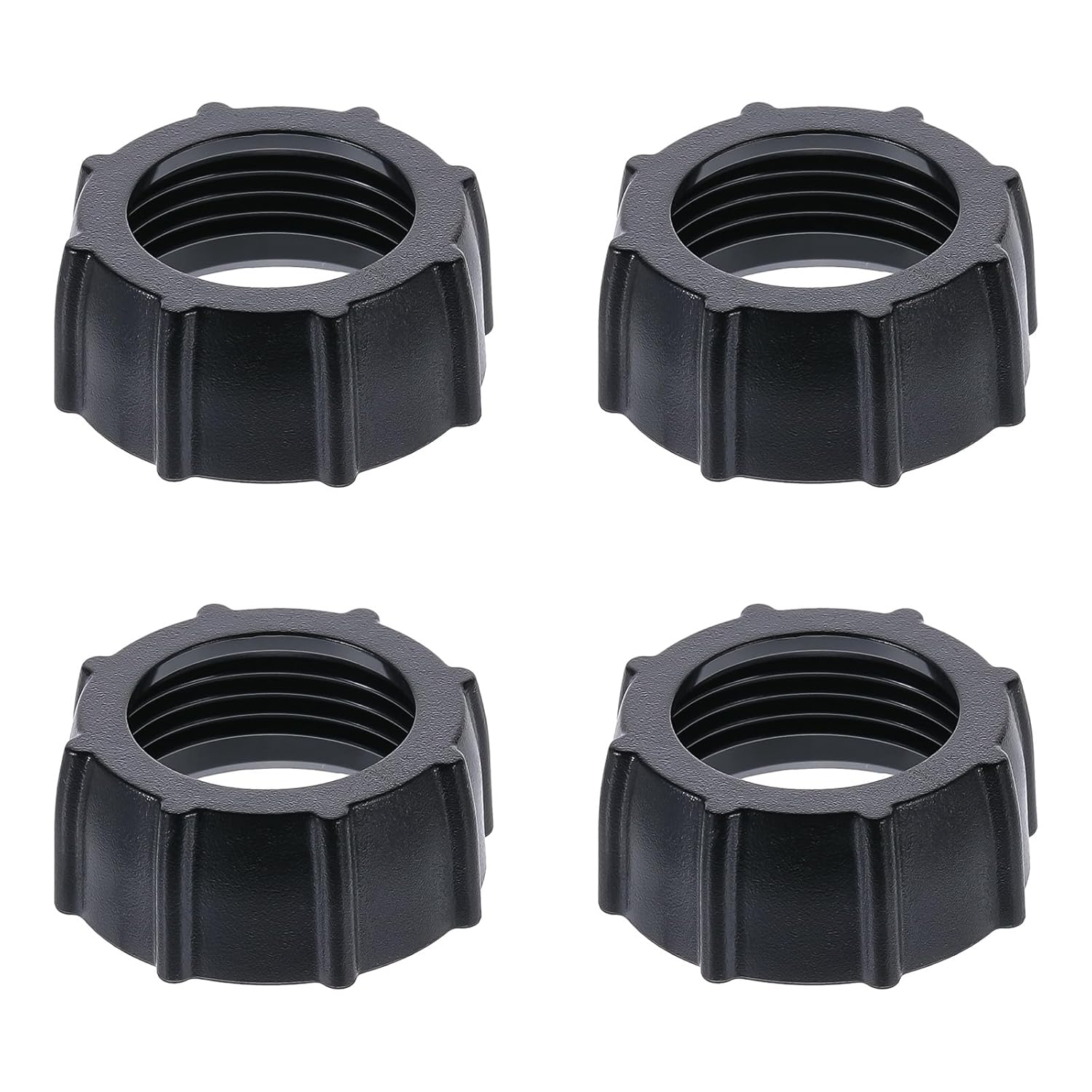 4 PCS Car Phone Mount Replacement Parts, Tightening Nut for Replacement Car Mount Screw-On 17mm Tightening Nut Ball Fixed Adapter Head Bracket Holder Ring for DVR Camcorder Wireless Charger