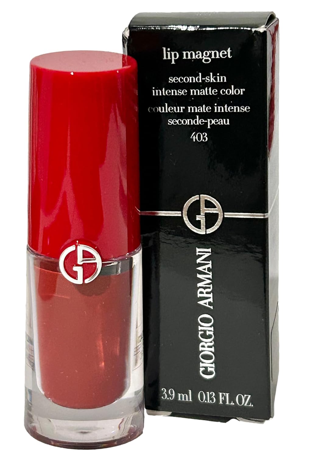 GIORGIO ARMANI LIP MAGNET VIBRATO # 403 INTENSE MATTE COLOR - 3.9 g / 0.13 oz - 403