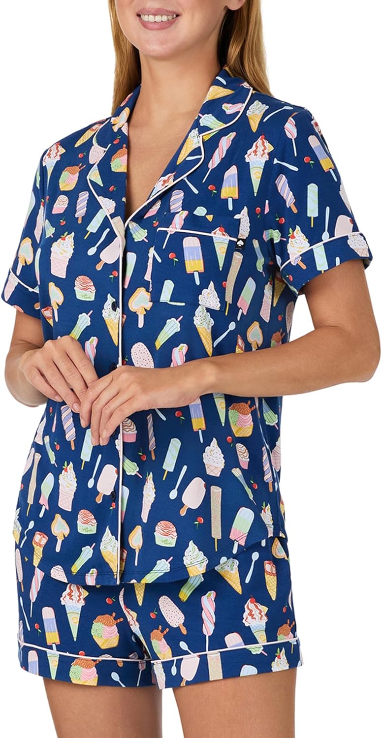 kate spade new york Short Sleeve Boxer PJ Set