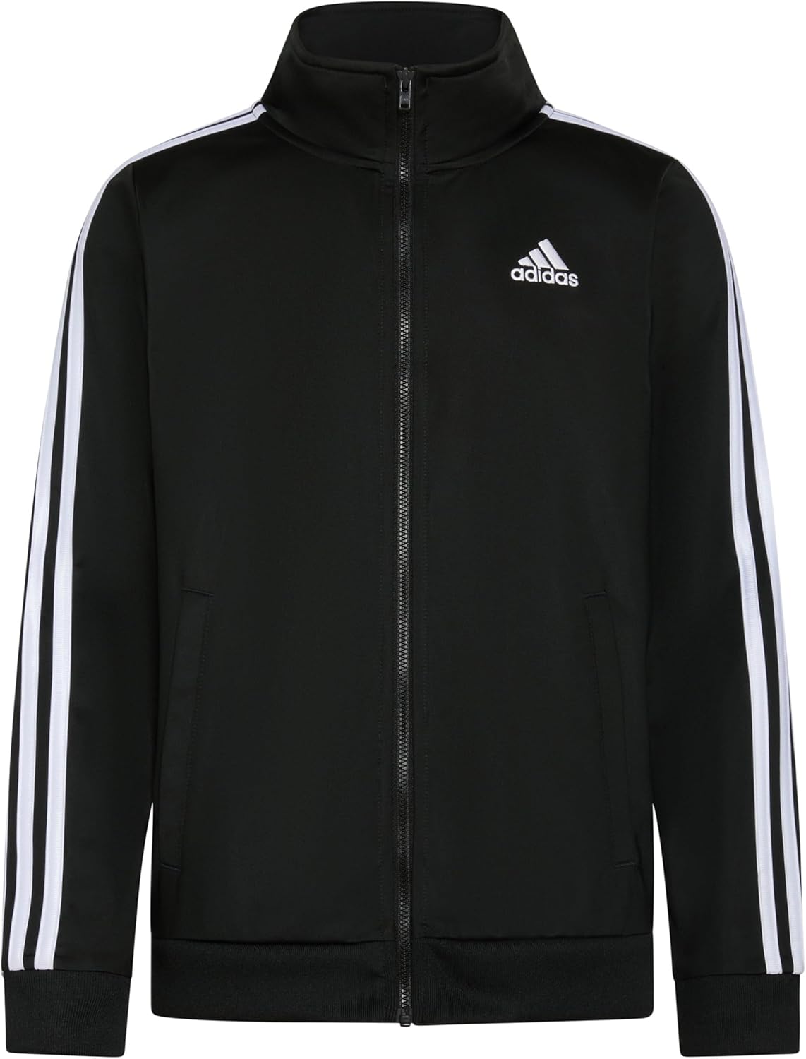 adidas boys Zip Front Iconic Tricot Jacket
