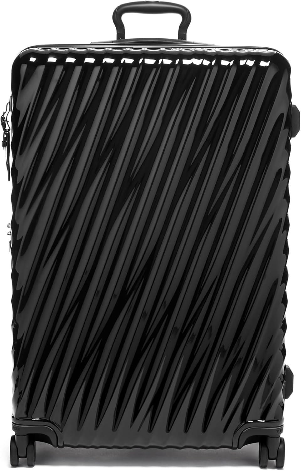 TUMI - 19 Degree Large Expandable Checked Luggage - 4-Wheels - Durable Hard Shell Zipper Expansion Checked Bag - Suitcase - Black