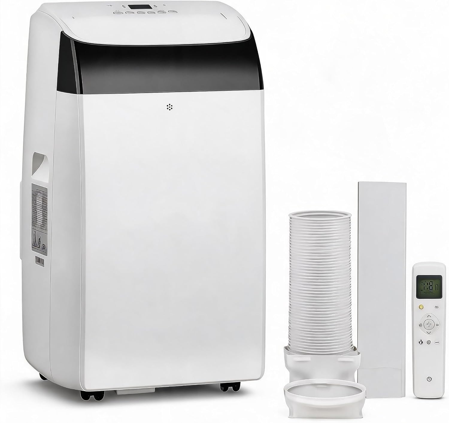 14000 BTU Portable Air Conditioners, 4-in-1 AC Unit with Cooling, Fan, Dehumidifier and Sleep Modes, for Rooms Up to 750 Sq.Ft, Remote Control, 24H Timer, Window Kit for Bedroom Apartment Dorm