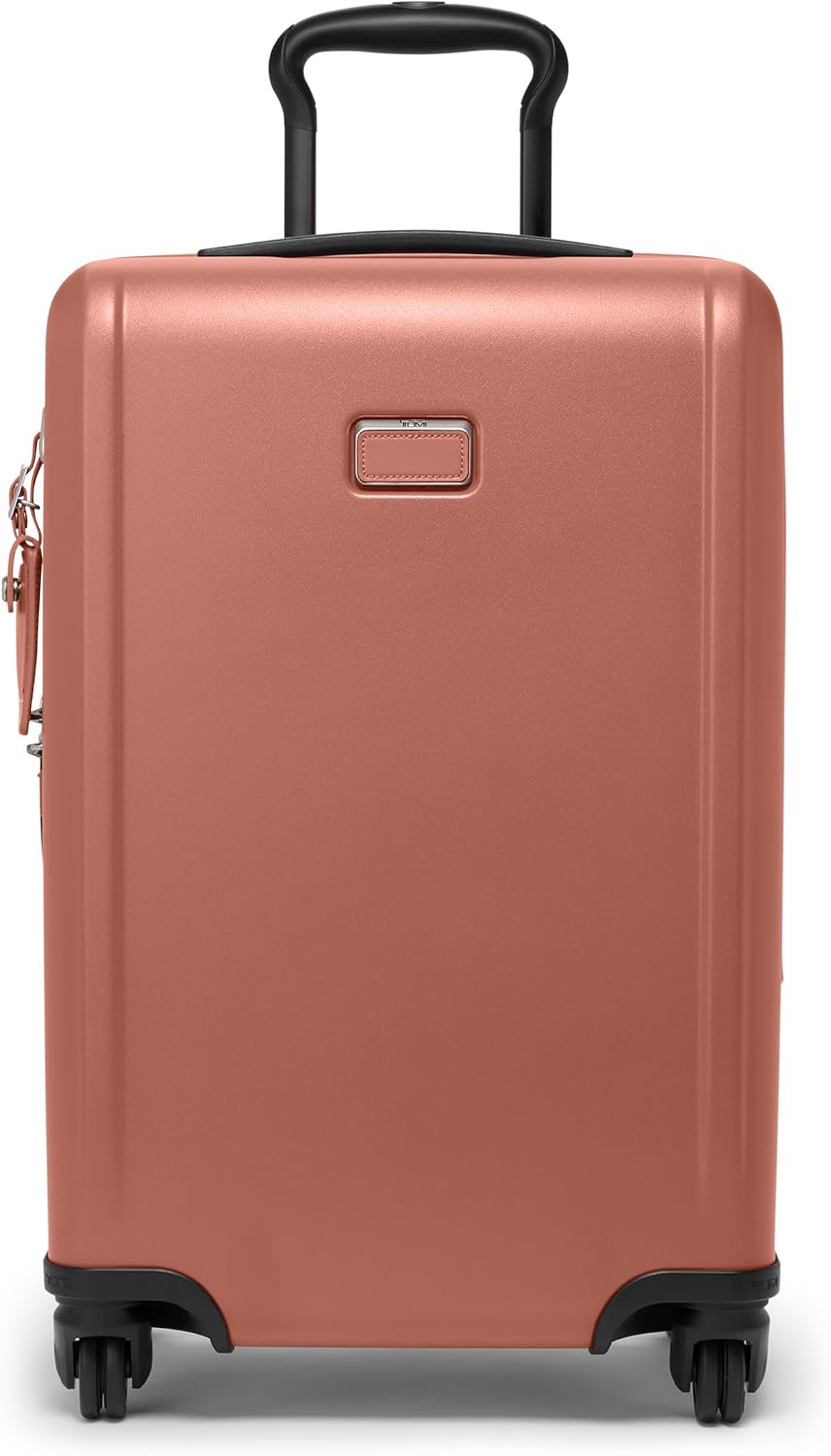 TUMI Ventra Expandable Luggage, 21.8" Carry-On, Cinnerbar | Lightweight Hardside Travel Suitcase, Expandable Storage, 4 Spinner Wheels, TSA Lock, Compression Straps, Telescoping Handle