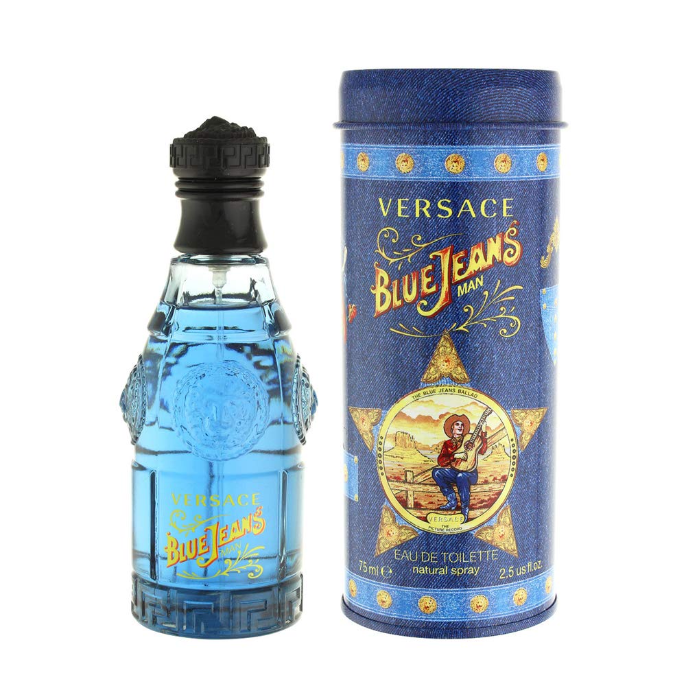 Versace Blue Jeans for Men 2.5 oz Eau de Toilette Spray