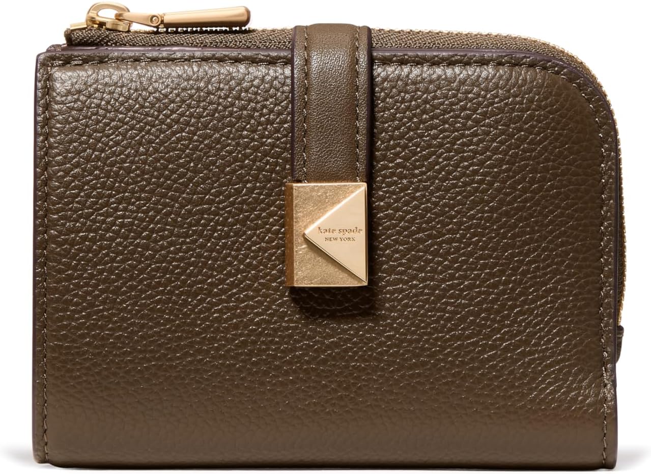 kate spade new york Tribeca Pebbled Leather Small Compact Wallet
