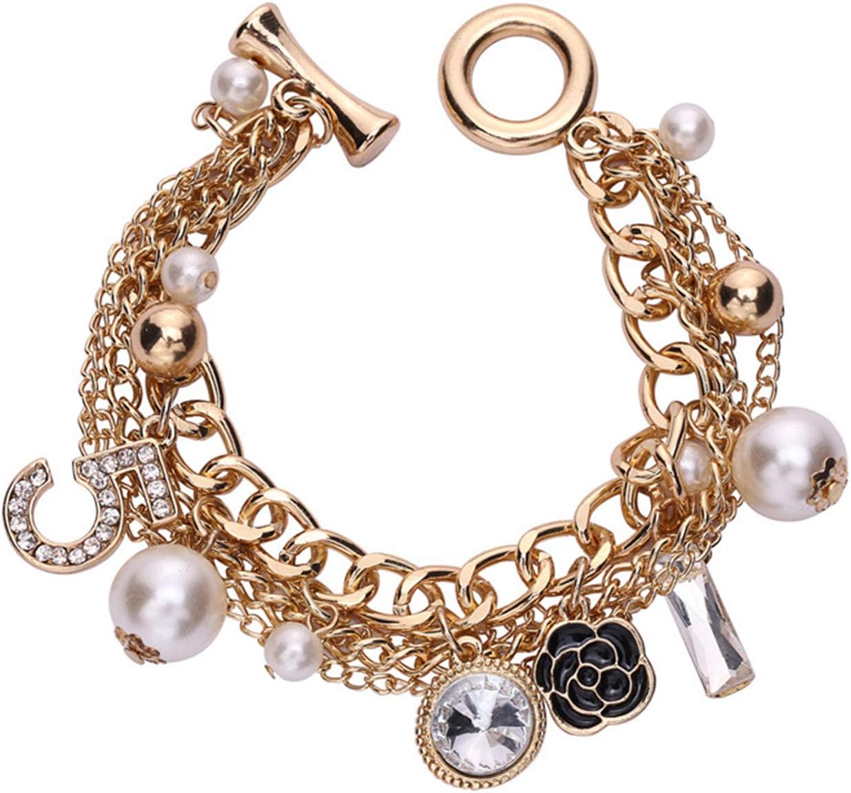 Glamtune Celebrity Design Inspired Gift Inspired Charm Lucky Bracelet Chain for Women