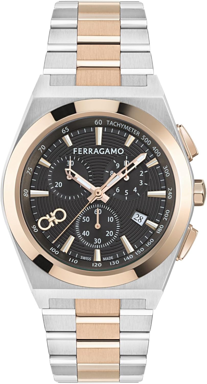Salvatore Ferragamo Vega Collection Luxury Mens Watch Timepiece
