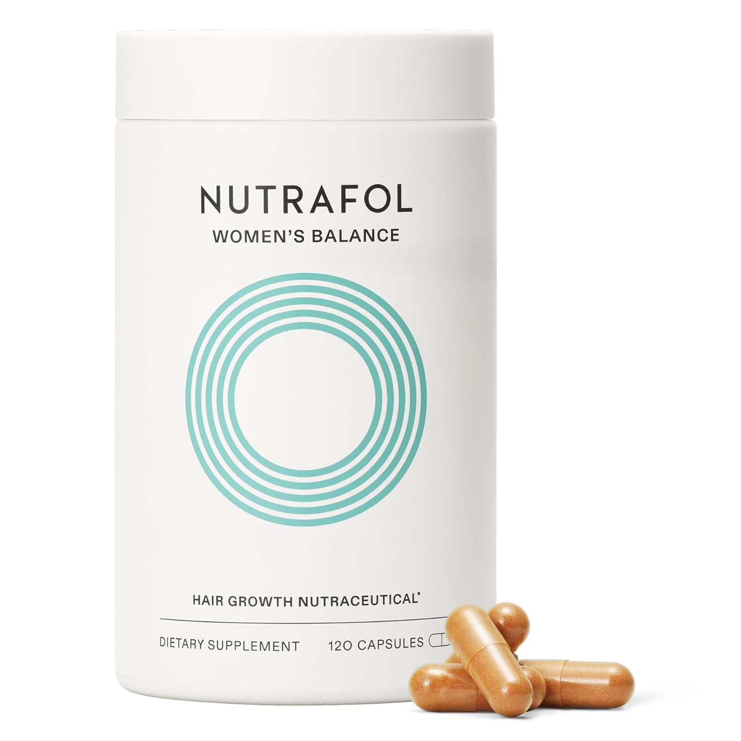 Nutrafol Women's Balance Hair Growth Supplements, Age 45+, 1-Month Bottle