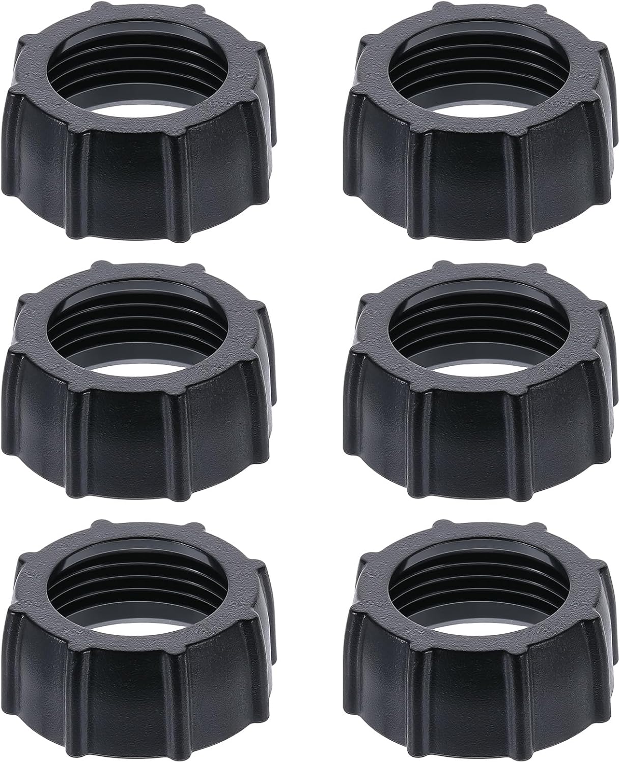 6 PCS Tightening Nut for Replacement Car Mount Screw-On for 17mm Ball Head, Car Phone Mount Replacement Parts Tightening Nut Ball Fixed Adapter Head Bracket Holder Ring for DVR Mobile Phone Holder
