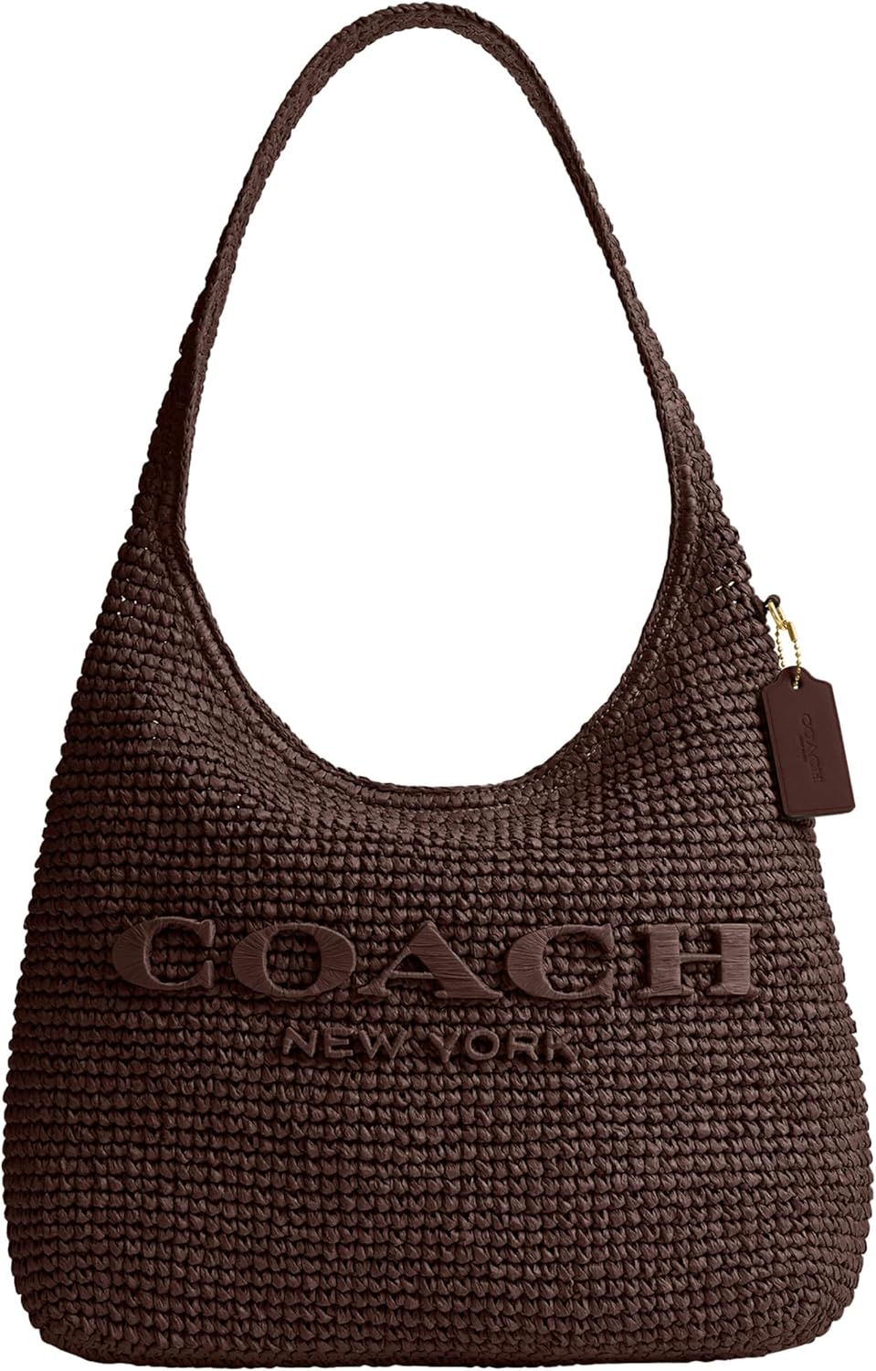 COACH Brooklyn Shoulder Bag 34 in Straw
