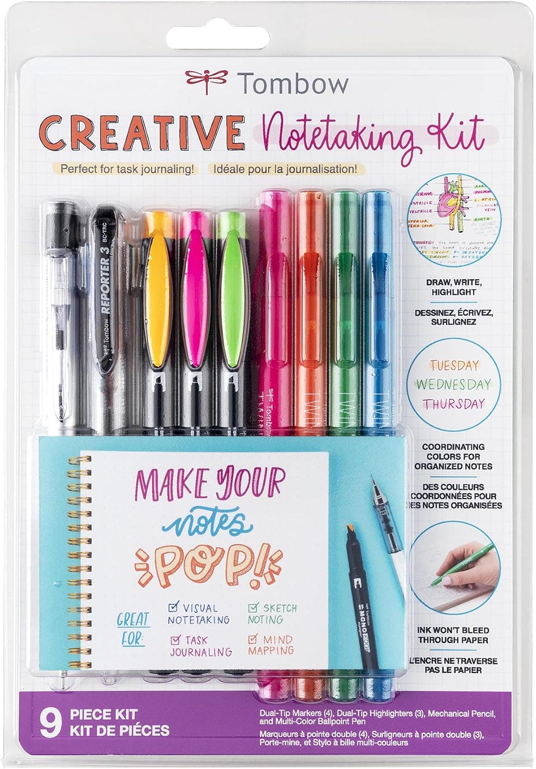 Tombow 56301 Creative Notetaking Kit