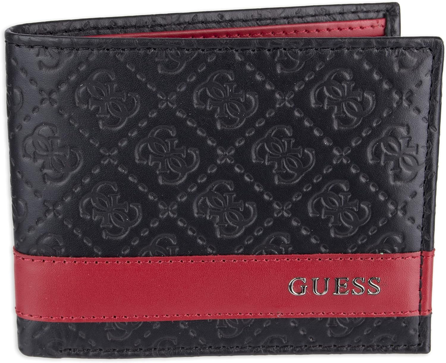 Guess Men's Leather Passcase Wallet