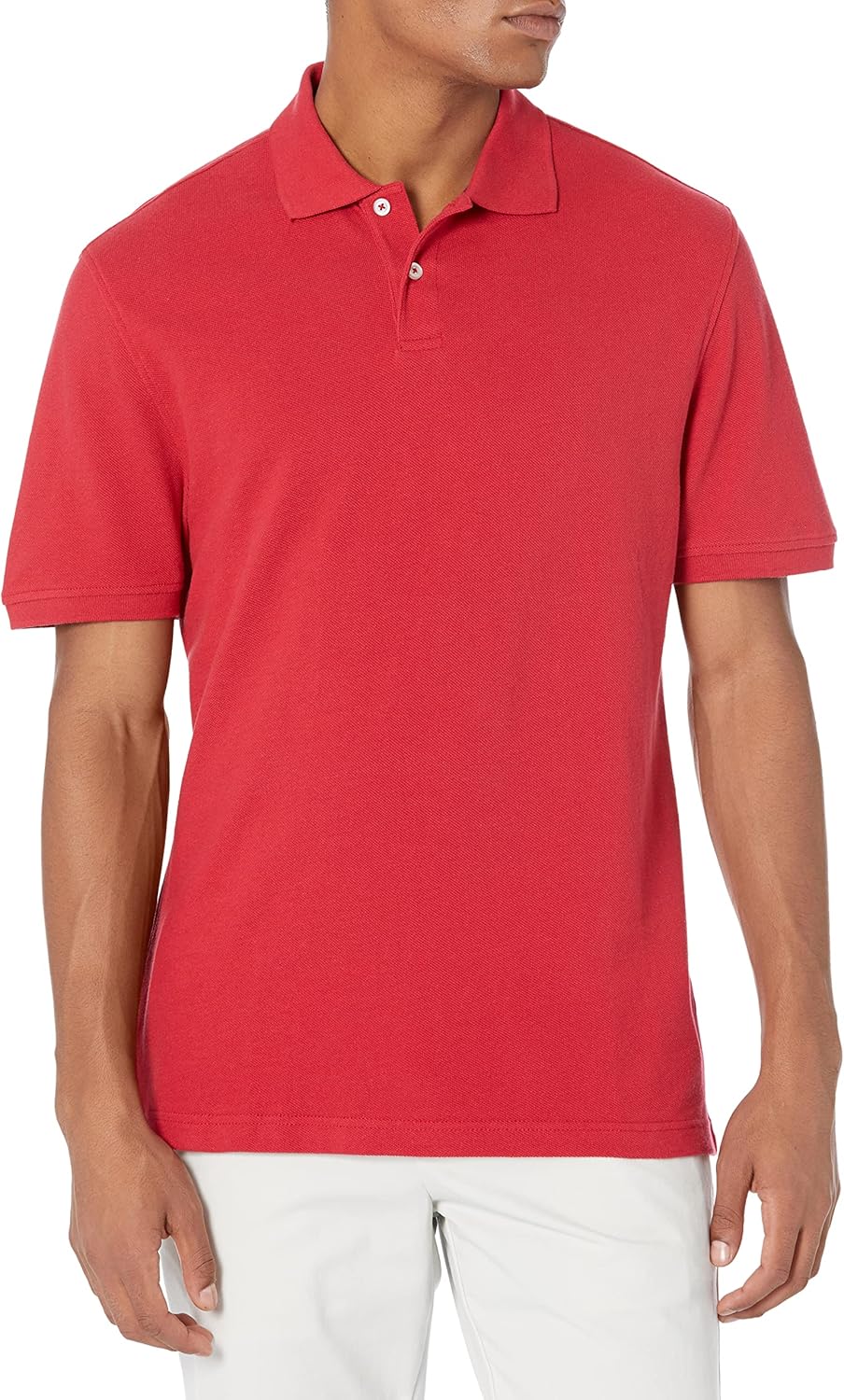 Amazon Essentials Men's Slim-Fit Short-Sleeve Cotton Pique Polo Shirt