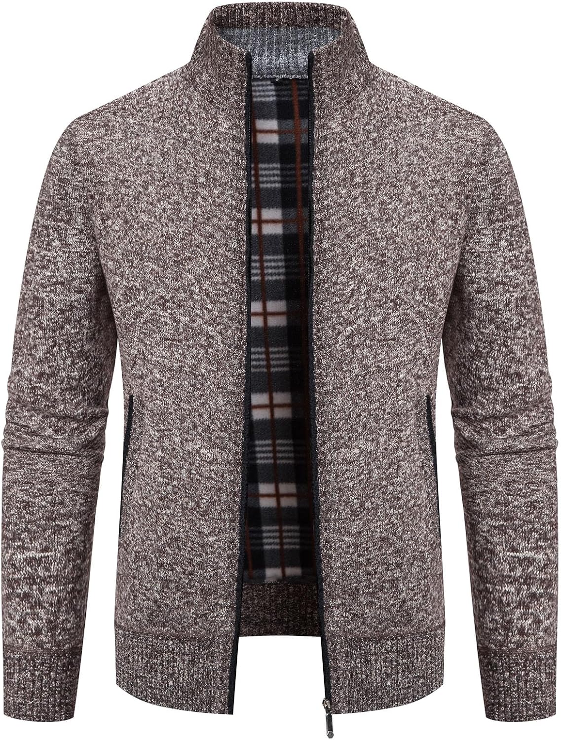 Mylldey Mens Sweater Cardigan Knitted Long Sleeve Men Sweaters Fall