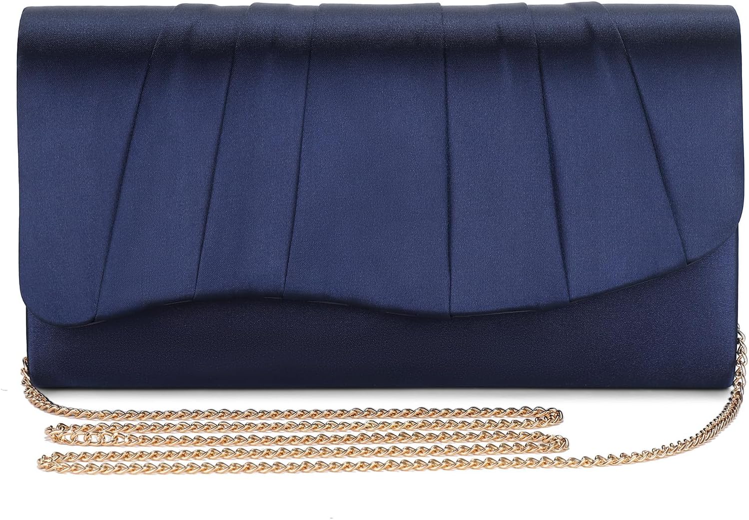 UBAYMAX Satin Clutch Purses for Women Formal Elegant Evening Bag Handbags | Dressy Envelope Clutch Bag Small Elegant Crossbody Bag with Detachable Chain for Wedding Party Cocktail Prom Engagement