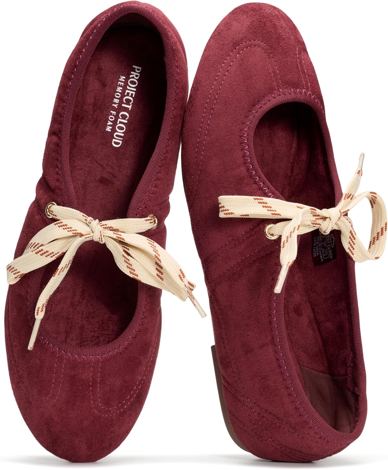 Project Cloud Fashion Mary Jane Shoes Women - Womens Ballet Flats with Memory Foam Insole - Lightweight & Non-Slip Ballet Flats Shoes for Women 2026 (Emilee)