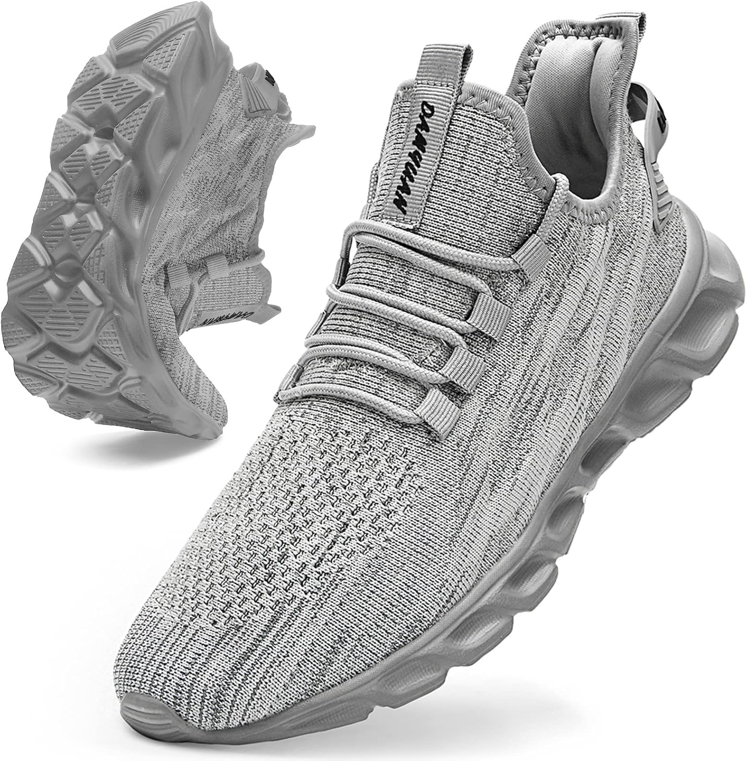 QIJGS Running Shoes for Men Gym Tennis Athletic Mesh Sneakers Lightweight Sports Fashion Workout Casual Shoe