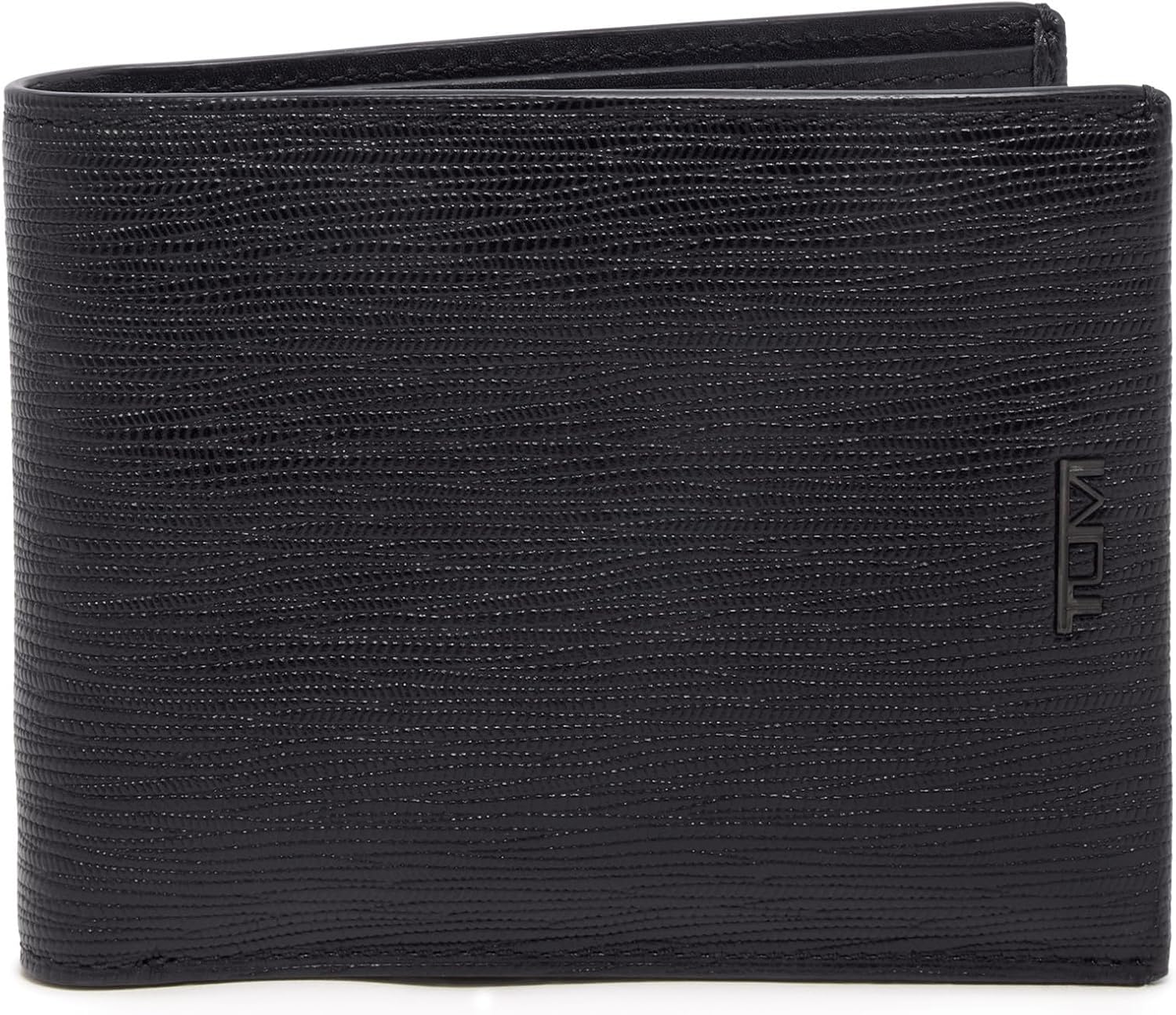Tumi Mens Global Removeable Passcase Black Embossed One Size