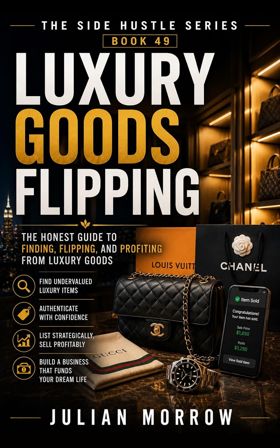 Luxury Goods Flipping: The Honest Guide to Buying, Selling and Profiting from Designer Brands and Luxury Products (The Side Hustle Series Book 49)