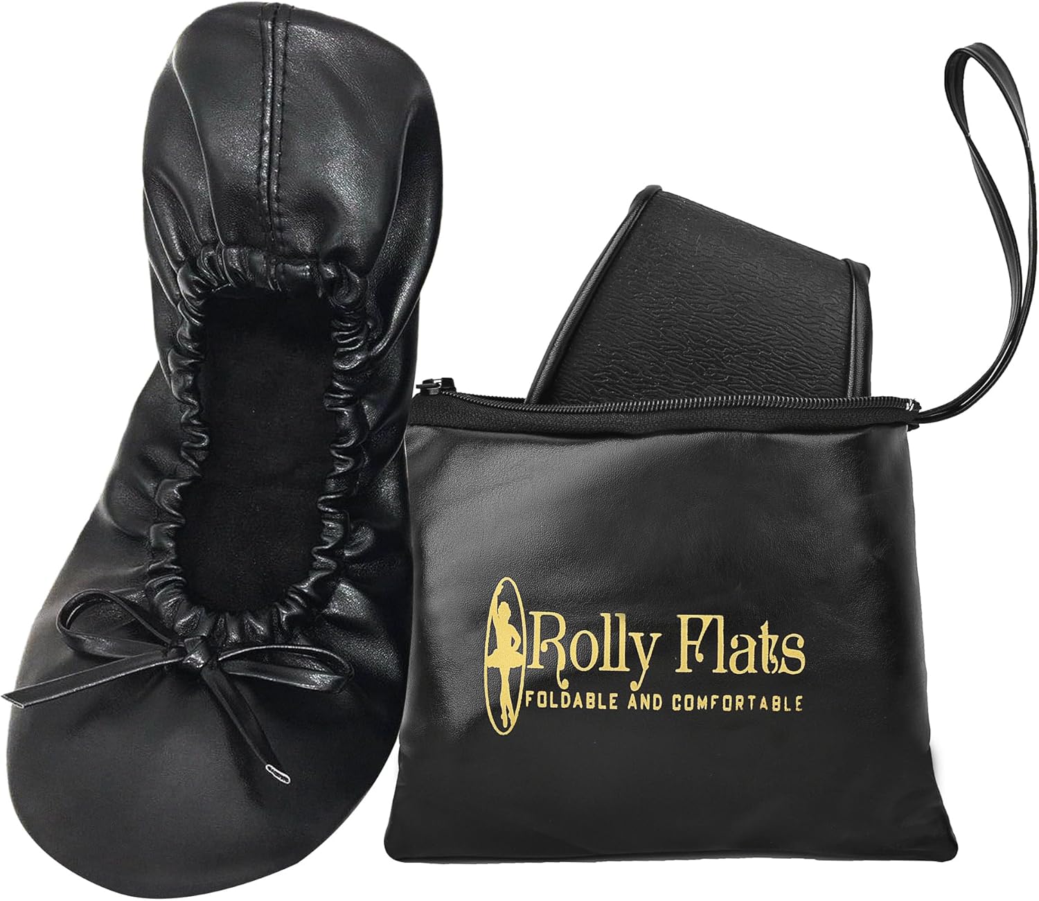 Women's Foldable Ballet Flats – Portable Flat Shoes for Travel and Wedding that Fit in Your Purse