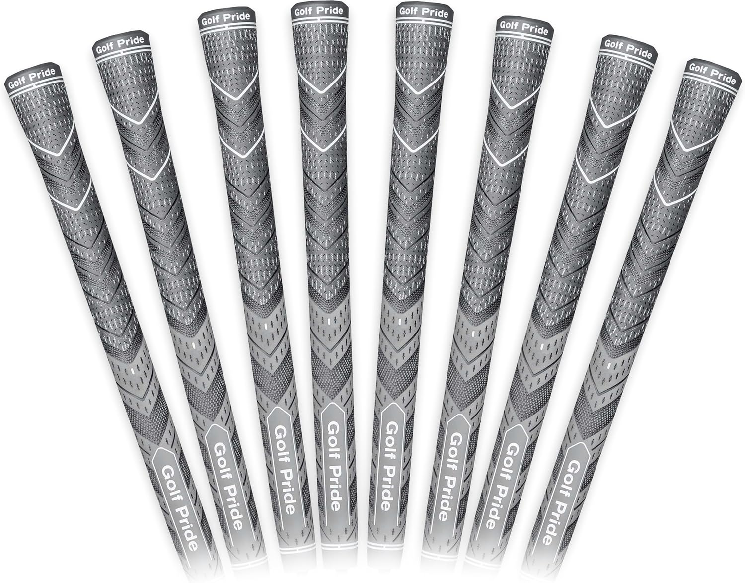 Golf Pride MCC Plus4 Golf Club Grip - All-Weather Hybrid Grip with Larger Lower Hand - Brushed Cotton Cord & Pebbled Texture - Undersized, Midsize, Jumbo & Standard - For Men & Women