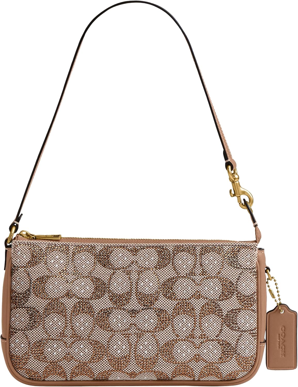 Coach Women's Natural Grain Leather Plaza Bag