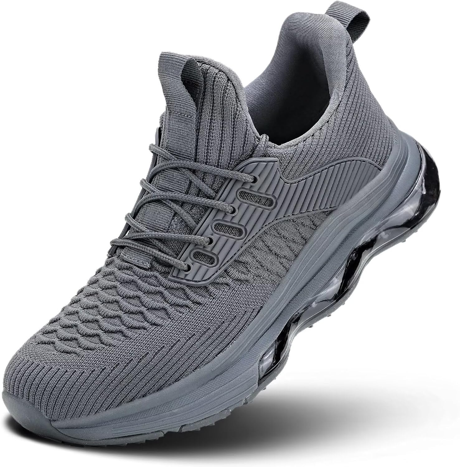 Mens Air Cushion Running Shoes Breathable Tennis Fashion Sneakers Non Slip Workout Casual Sport Gym Trail Comfortable Walking Shoes