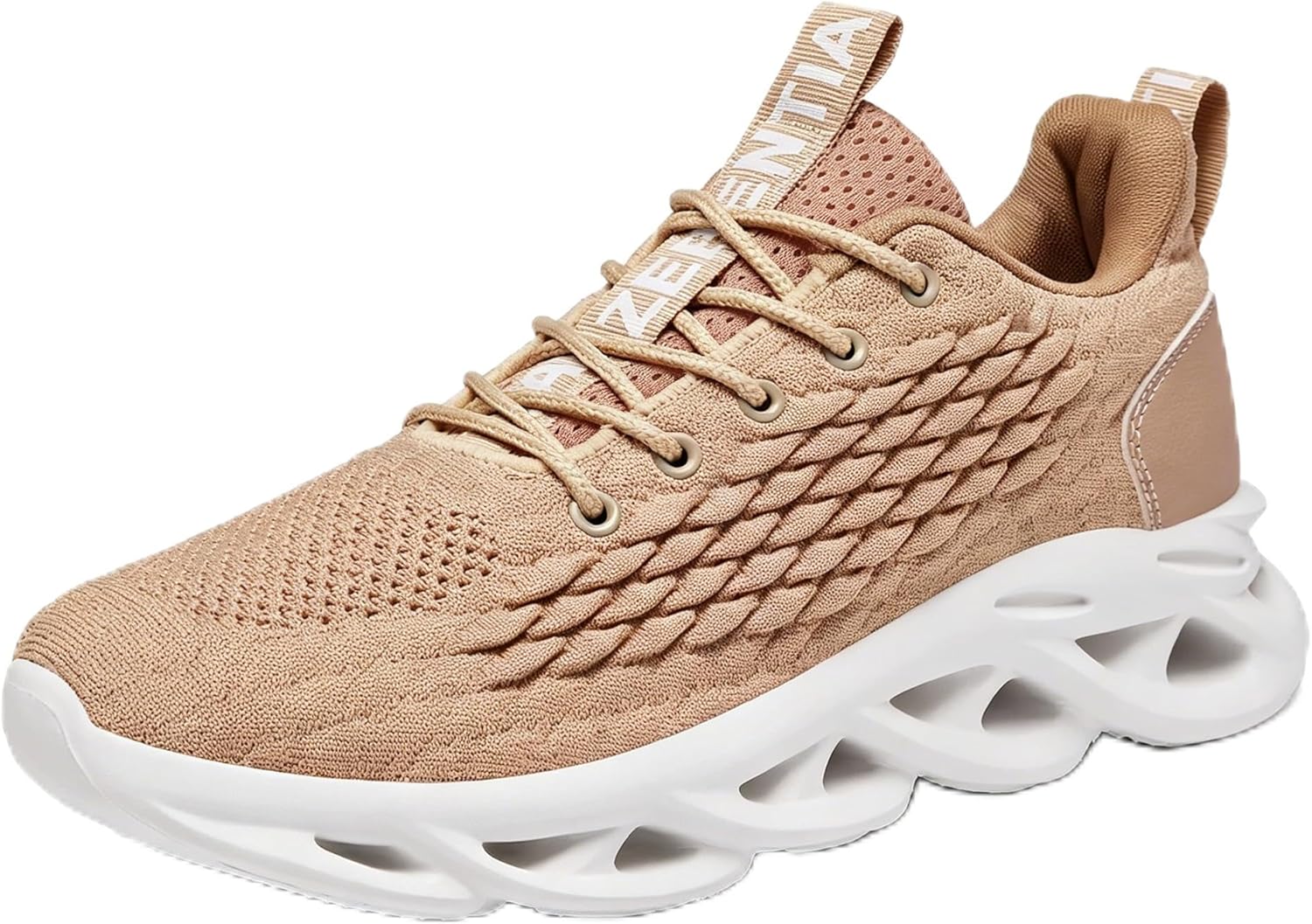 Men's Running Shoes Slip on Gym Walking Sneakers Shock Absorbing Non-Slip Workout for Daily Wear, Casual Tennis Cushioned Shoe Breathable Knit Lightweight