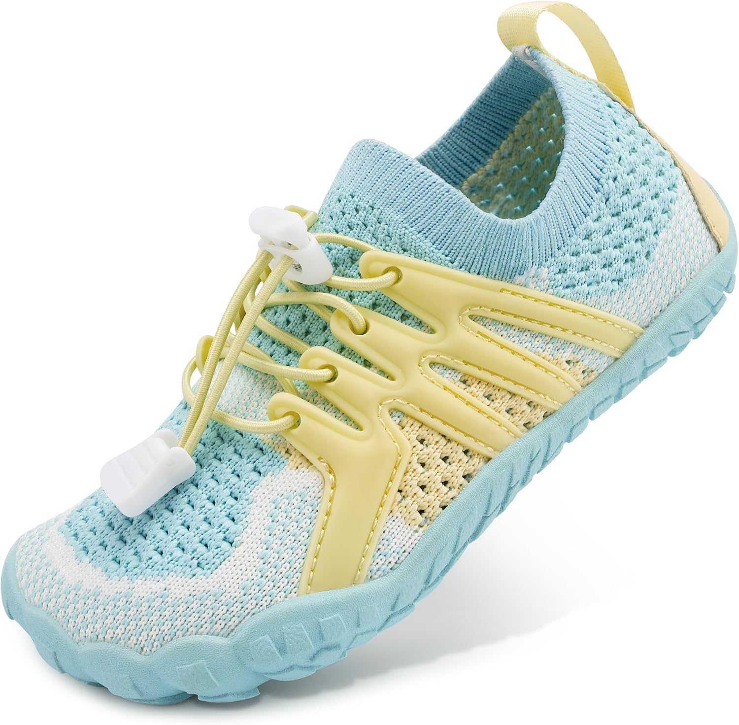 Stelle Water Shoes for Kids Adjustable Laces | Quick Dry Barefoot Non-Slip Shoes with a Roomy Toe Box for Boys and Girls,Beach,Hiking,Toddler to Big Kid