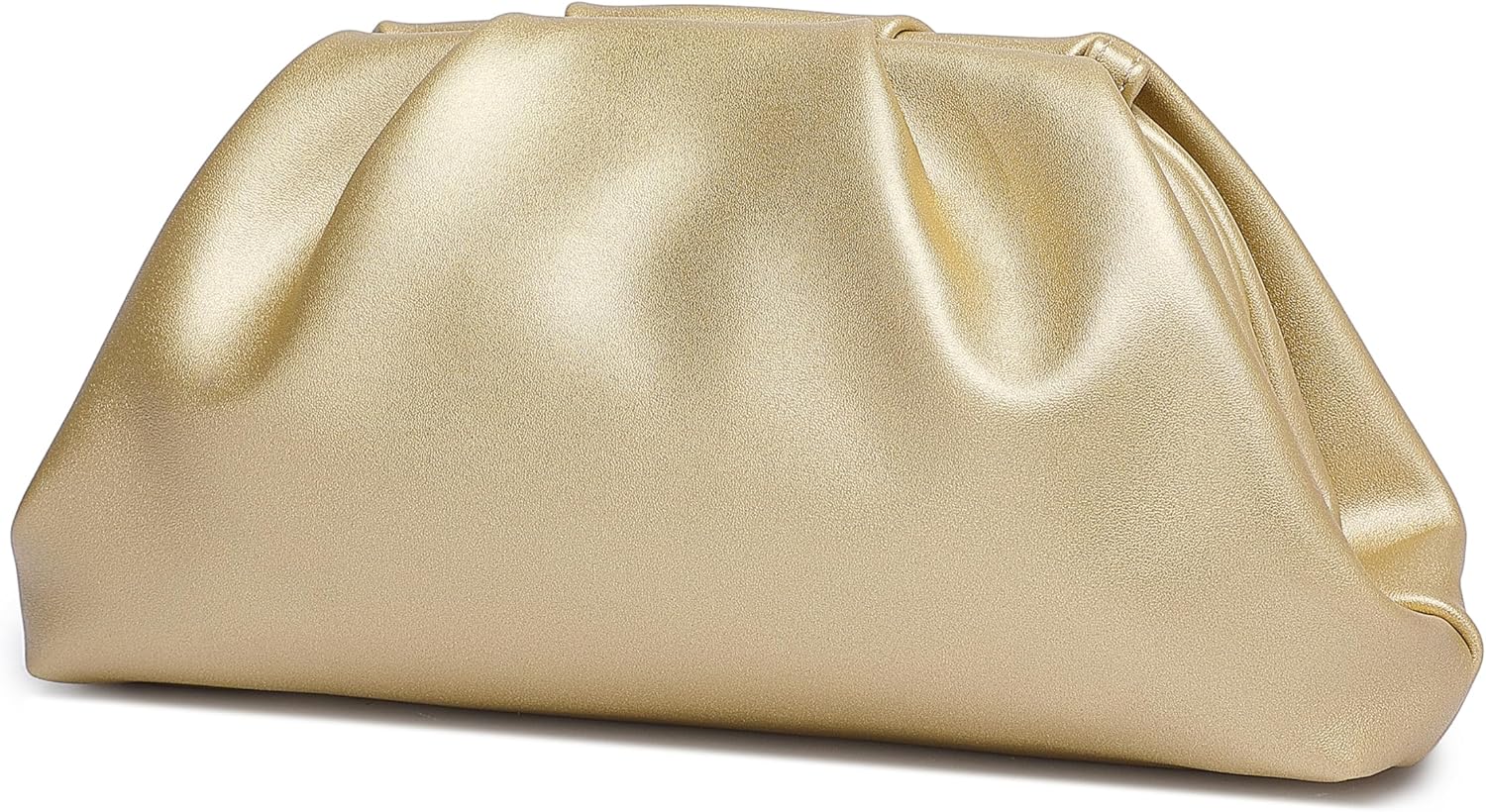 YUWITA Soft PU Leather Clutch Purses for Women Formal Elegant Luxurious Evening Bag