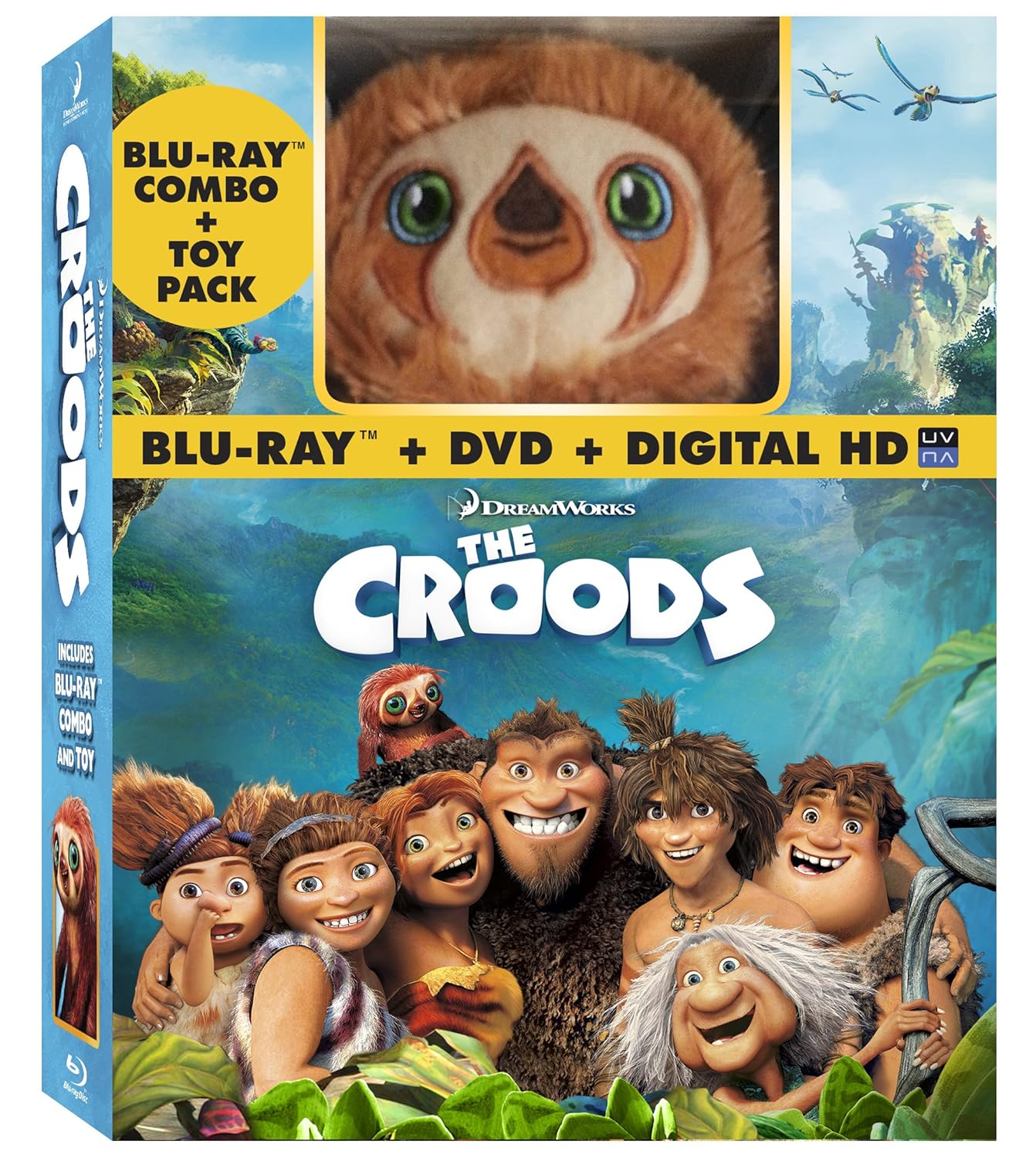 The Croods (Blu-ray / DVD + Digital Copy + Toy)