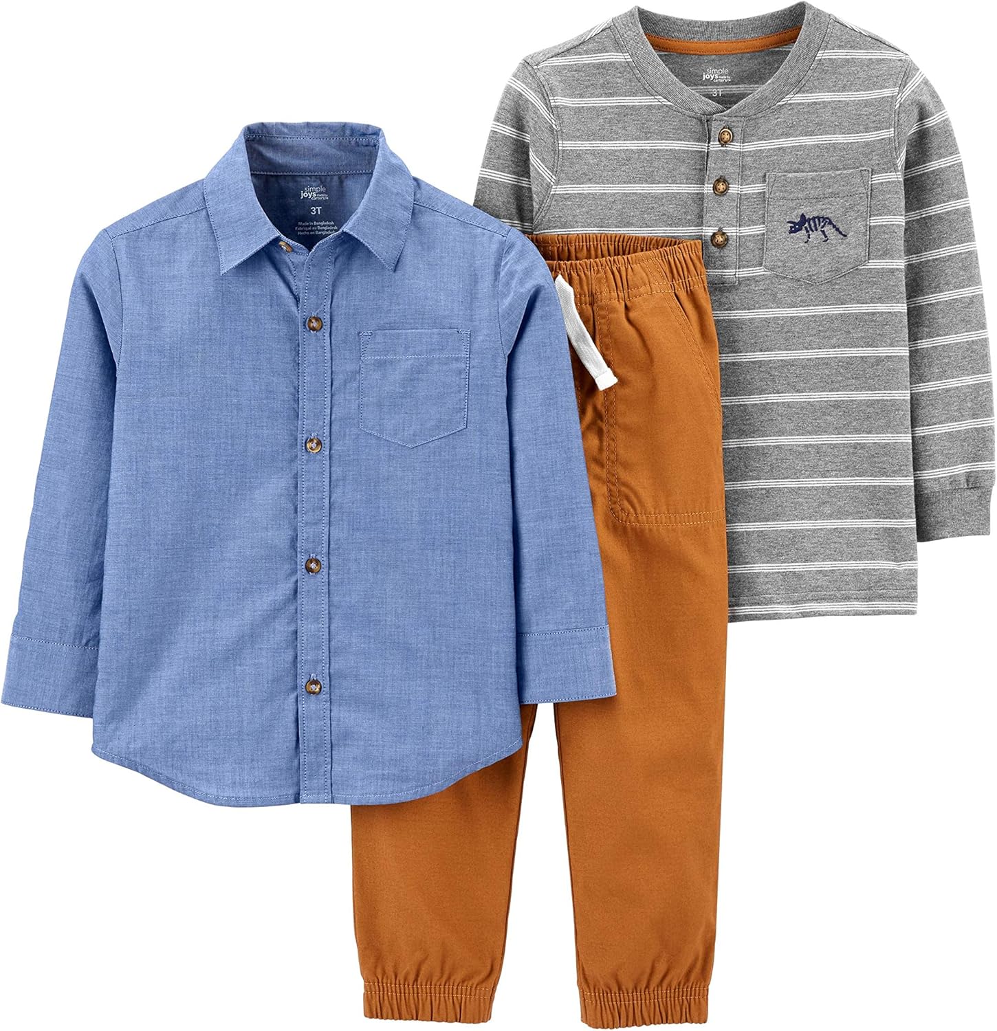 Simple Joys by Carter's Baby Boys 3-piece Playwear Set