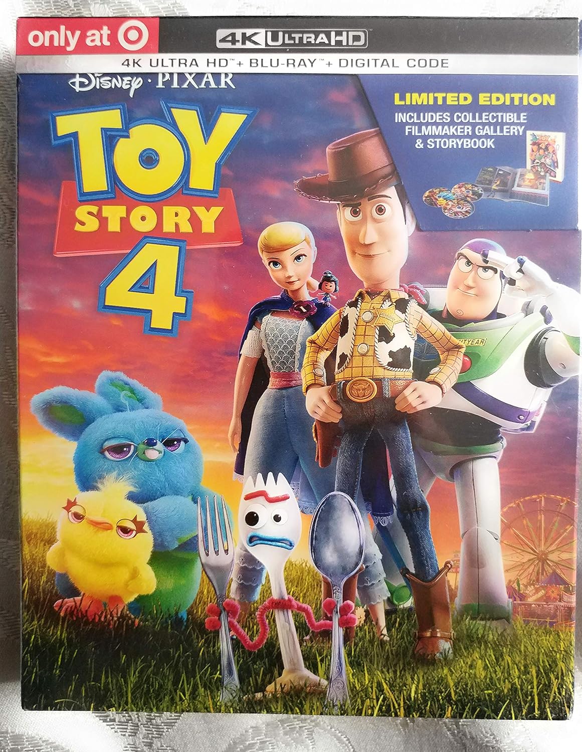 Toy story 4 limited Edition (Target Exclusive Limited Edition) 4K Ultra HD Blu-ray Digital Code