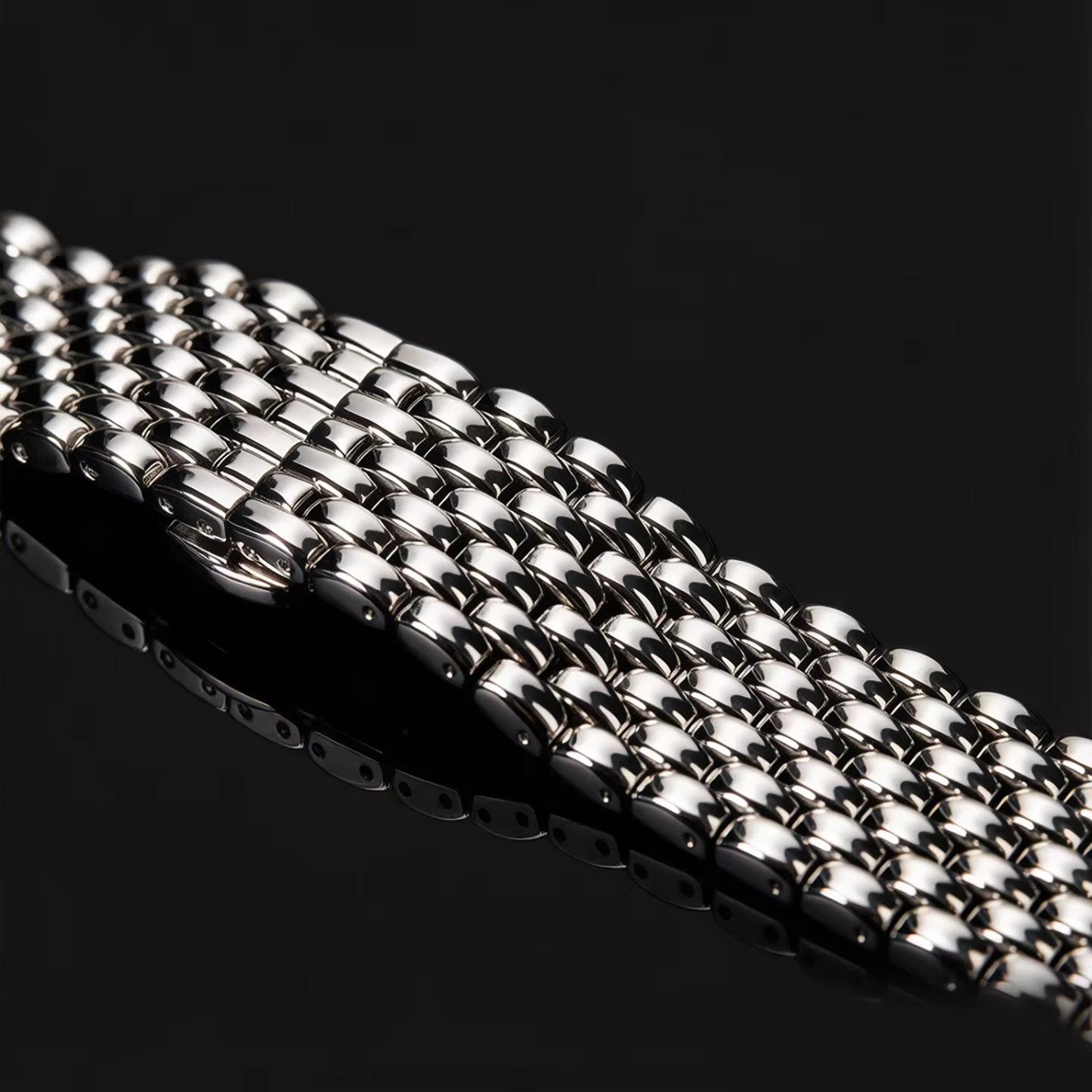 316L STAINLESS STEEL HIGH POLISHED WATCH BRACELET Vintage Style Beads of Rice Watch Band 18mm 19mm 20mm - AliExpress 1511