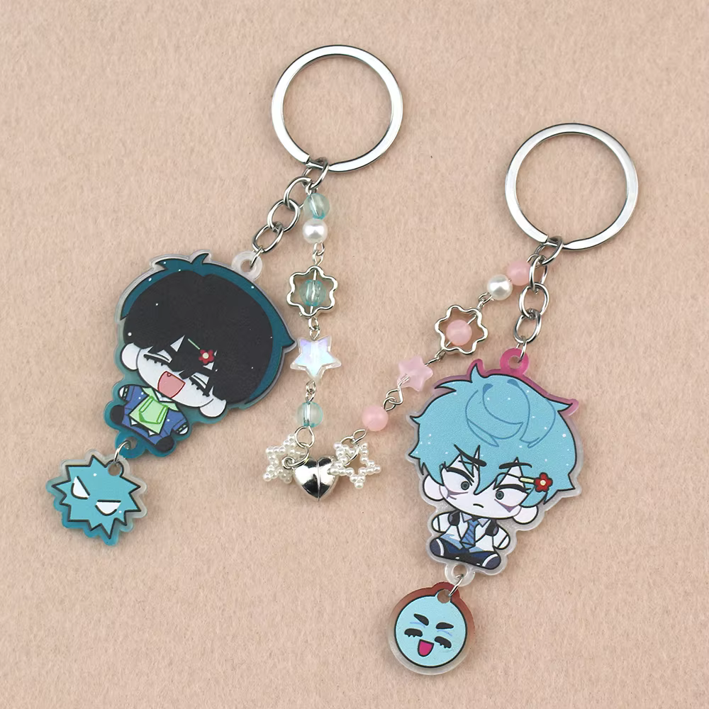 2Pcs Alien Stage Ivan & Till Cartoon Keychain Acrylic Chain for Woman Men Fashion Anime Figure Acrylic Keyring Pendant Gift - AliExpress 36