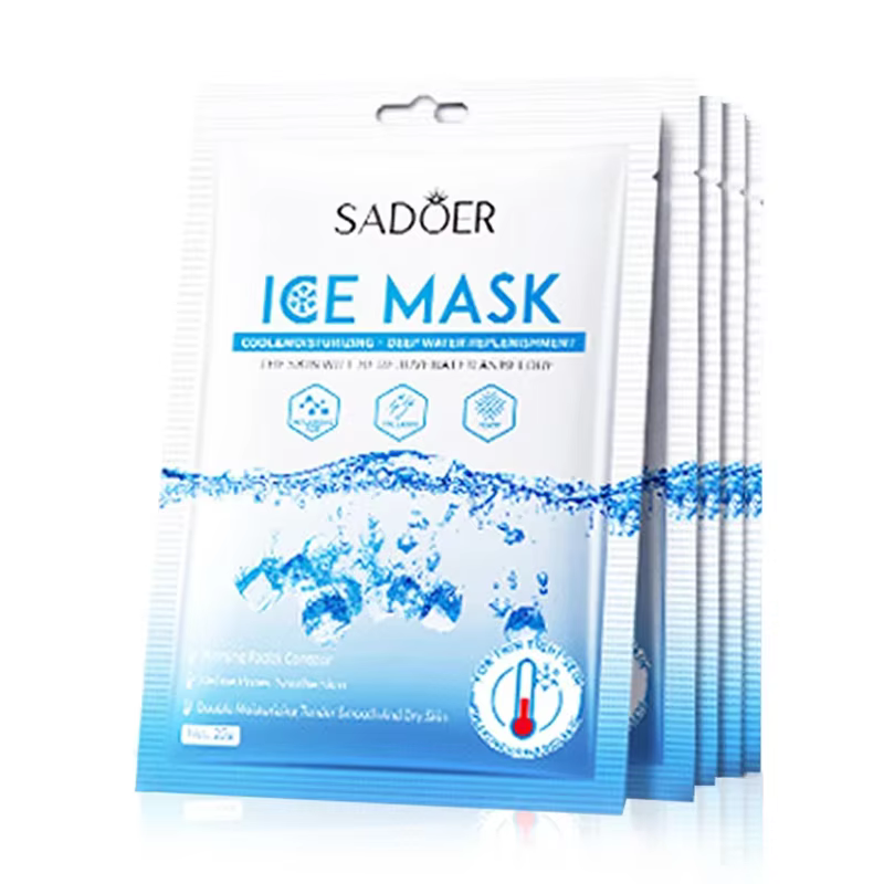 5pcs SADOER Ice Masks for Face Deep Hydrating Moisturizing Brightening Firming Face Mask Sheet Facial Masks Beauty Skin Care - AliExpress 66