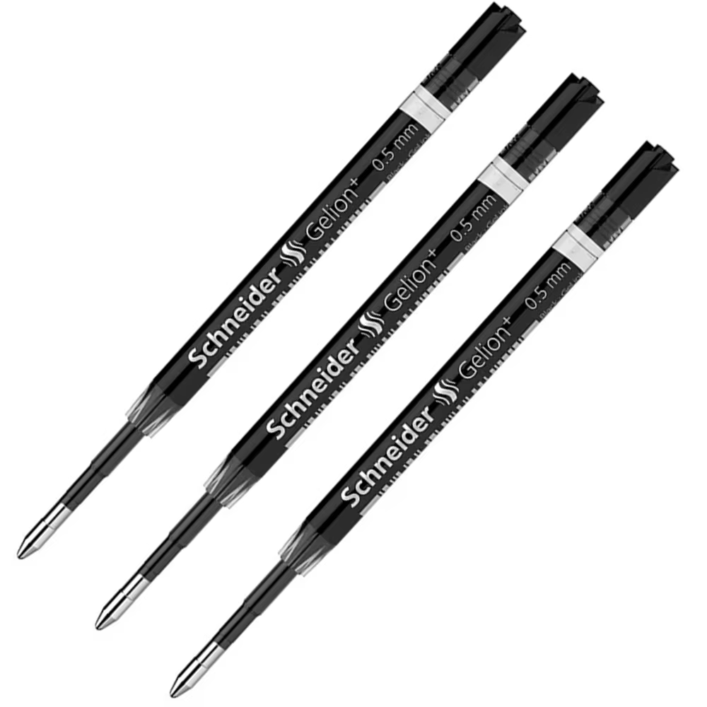 3pcs Schneider G2 Gelion+ Gel Pen Refills for Retractable Writing Pen 0.5mm Black Blue Ink G2 European Standard Office Supplies - AliExpress 21
