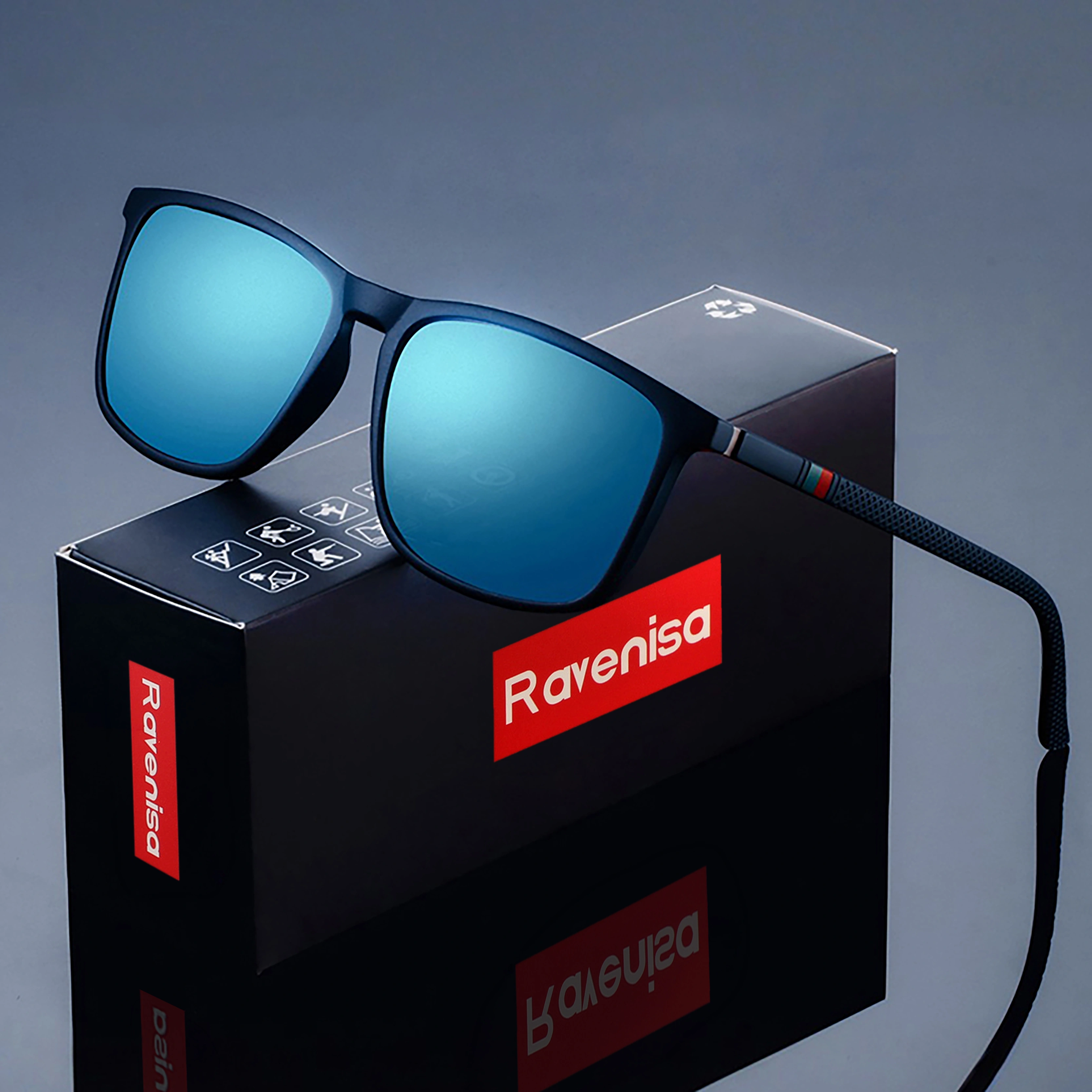 Fashion Square  Polarized Sunglasses   man   Driving  Fishing Luxury   Brand Designer  UV400  Eyewear - AliExpress 200000297