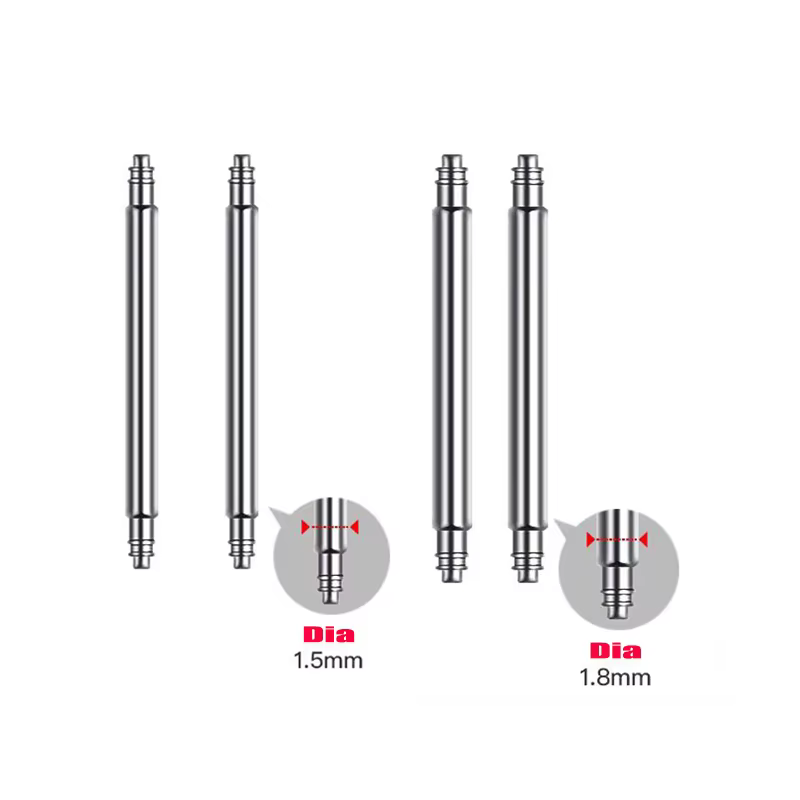 10PCS Double Support Spring Bar Dia 1.5mm And 1.8mm Watch Strap Link Pins Fits Width10mm-30mm Stainless Steel Watch Strap Links - AliExpress 1511