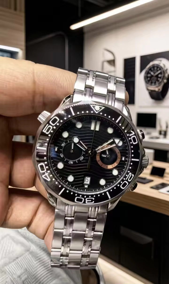 2026 new model 42MM high-quality men's 007 quartz watch, equipped with OS movement, luxury customized watch