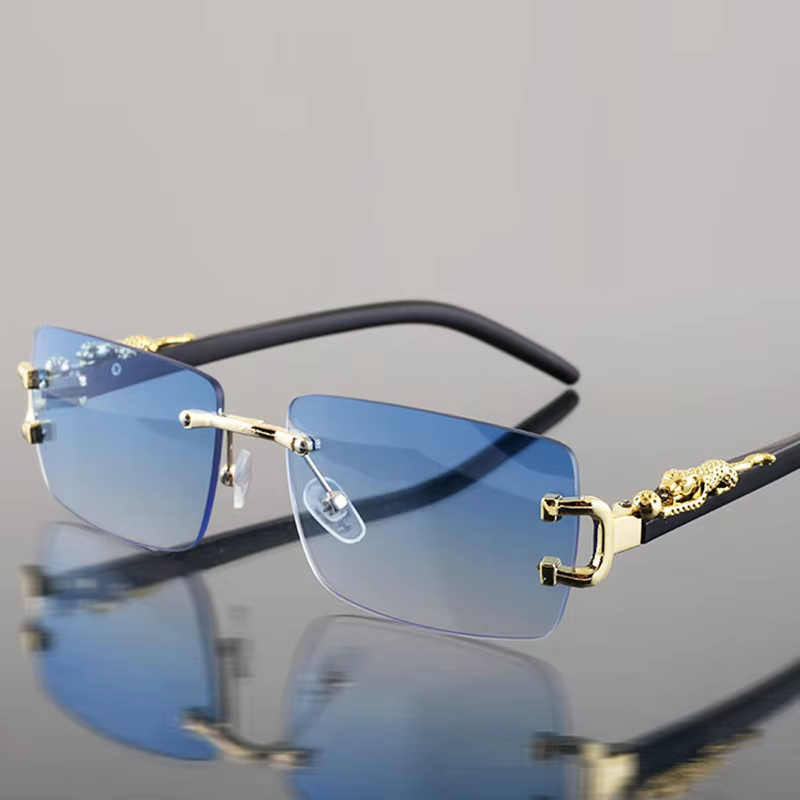 1 Pc Fashionable Women Men Sunglasses Frameless Rectangular Personalized Sunglasses for Daily Life Vintage Sun Glasses - AliExpress 200000297