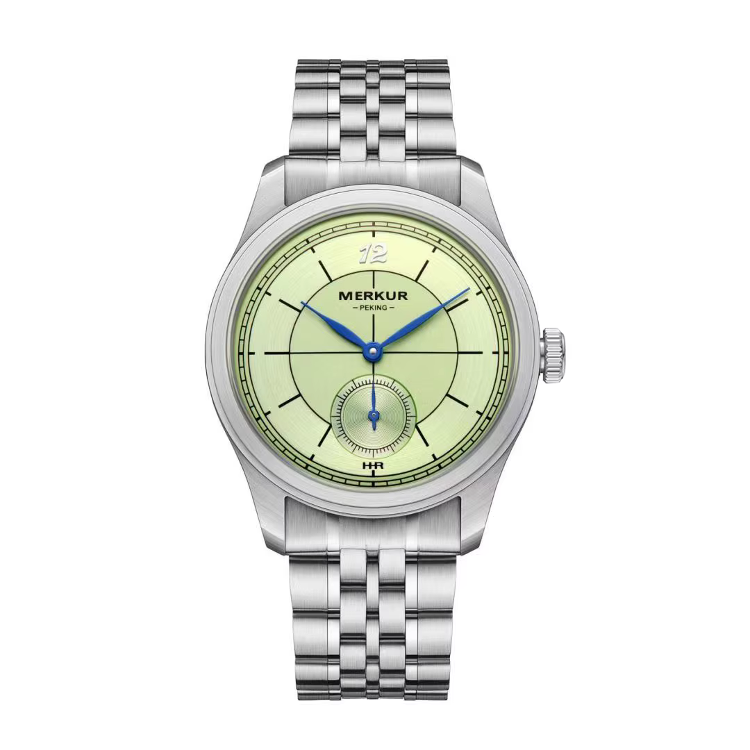 The New MERKUR Cross Line Sector Dial Green Retro Casual Watch for Men Business Series Manual Chorded Watch Relogio Metal - AliExpress