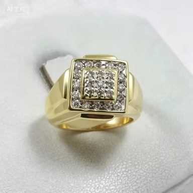 925 sterling silver ring, handcrafted, set with full moissanite stones, accompanied by a certificate, customizable. - AliExpress 36