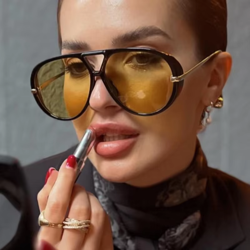 Women Brand Designer Luxury Sun Glasses Sex Vintage Oversized Sunglasses Female Black Fashion Oculos De Sol #300864 - AliExpress 200000297