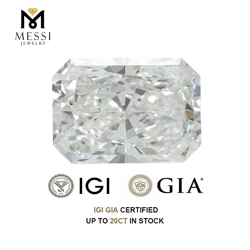Messi Jewelry IGI GIA Certificate Radiant Lab Grown Diamond 1ct 1.5ct 2ct 2.5ct 3ct 5ct HPHT CVD Laboratory Diamond Wholesales - AliExpress 36