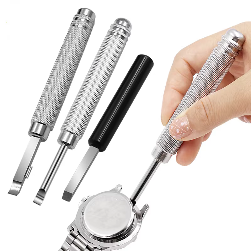 Watch Back Case Opener Knife Clock Watch Battery Change Press Back Case Remover Pry Knife Metal Repair Tool - AliExpress 1511
