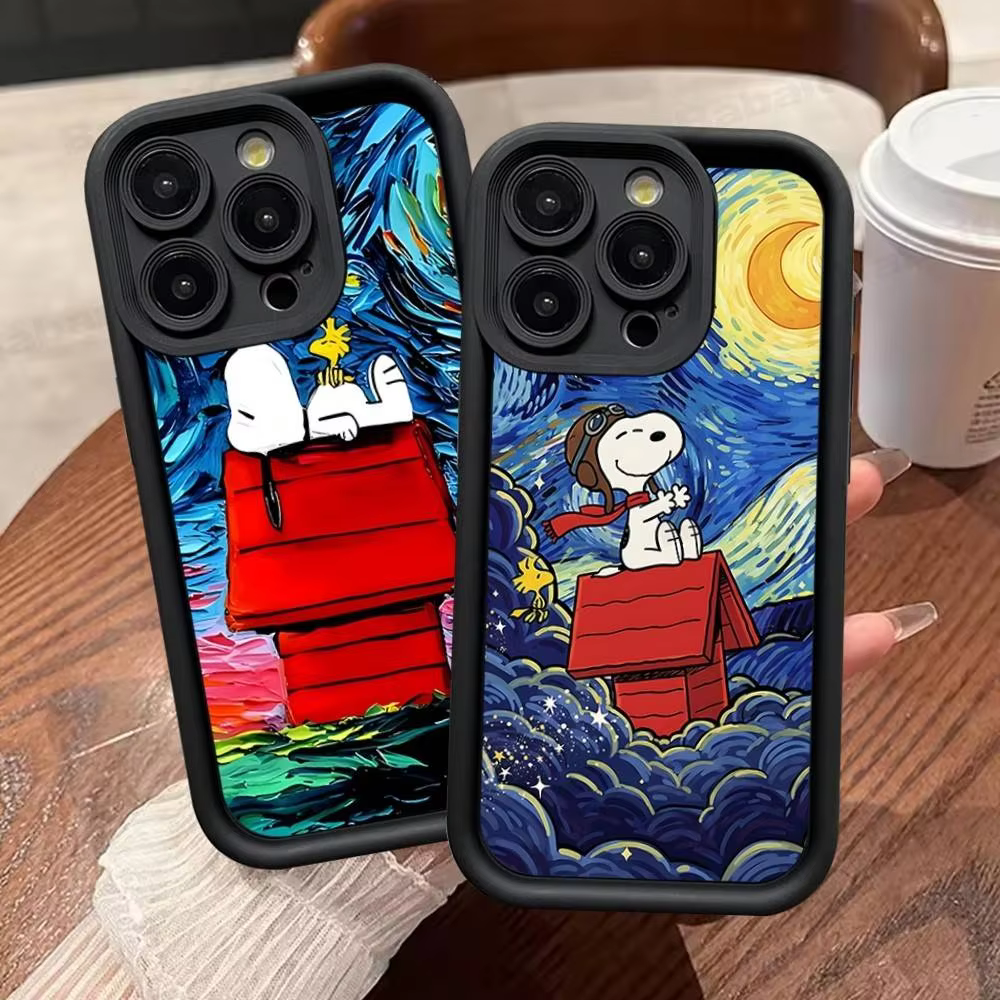 Classic Comic S-Snoopy Phone Case For IPhone 16 15 14 Plus 13 12 11 17 Pro Max Pro Soft Cover - AliExpress 202192403